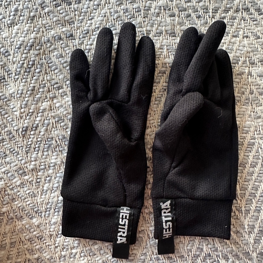 Hestra Black Men’s Lightweight Ski Gloves